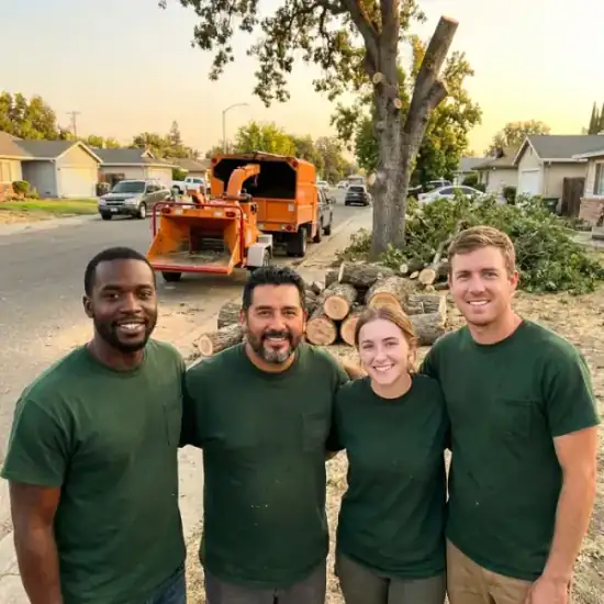 AAA Tree Experts crew after a Johns Creek tree removal job